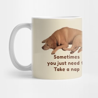 Take A Nap (dog) Mug